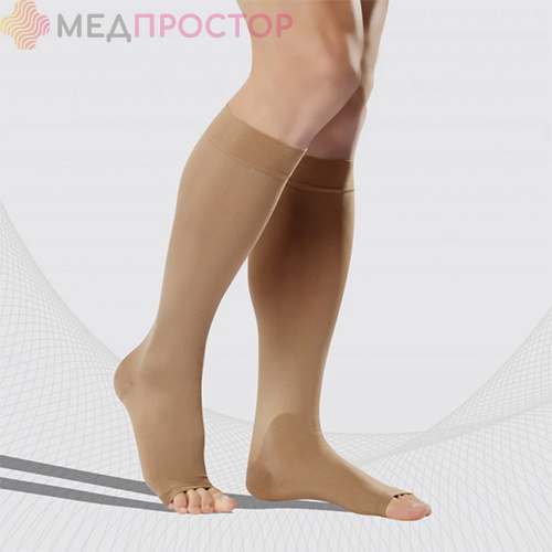 Компрессионные гольфы Tonus Elast 0408 Lux,без мыска 1 кл. компр., 2 рост, S(Р2)