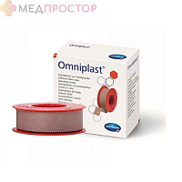 Пластырь Omniplast из текстильной ткани 1,25Х5